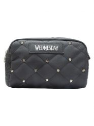 Wednesday Kosmetyczka "Wednesday" w kolorze czarnym - 22 x 11 x 6 cm rozmiar: onesize. Czarne torebki dziecięce Wednesday. Za 52.99 zł.