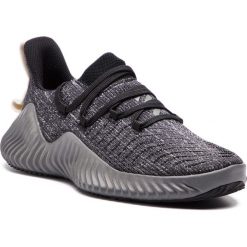 Buty adidas - Alphabounce Trainer W D96710 Cblack/Grefou/Rawwht. Szare buty sportowe na co dzień damskie Adidas, bez wzorów, z materiału, na fitness i siłownię, adidas alphabounce. W wyprzedaży za 269.00 zł.