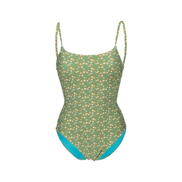 Strój kąpielowy damski jednoczęściowy na basen plażę Arena Allover. Zielone stroje jednoczęściowe damskie Arena, s, bez wzorów. Za 99.99 zł.