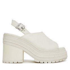 Sandały Converse. Sandały damskie Converse, bez wzorów, bez obcasa, na słupku. Za 329.99 zł.