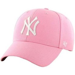 Czapka z daszkiem 47 Brand MLB New York Yankees MVP. Niebieskie czapki męskie 47 Brand, na wiosnę, bez wzorów. Za 99.99 zł.