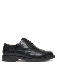 Tommy Hilfiger Półbuty Hilfiger Vogue FM0FM05766 Czarny. Czarne buty wizytowe męskie Tommy Hilfiger, ze skóry, bez zapięcia. Za 519.99 zł.
