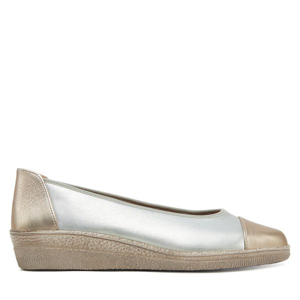 Baleriny Gabor. Szare baleriny damskie Gabor, bez wzorów, bez obcasa. Za 299.99 zł.