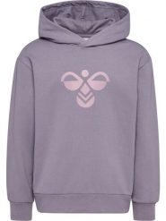 Dziewczęca bluza z kapturem Hummel Tukas Regular. Szare bluzy z nadrukiem damskie HUMMEL, m, z bawełny. Za 193.50 zł.