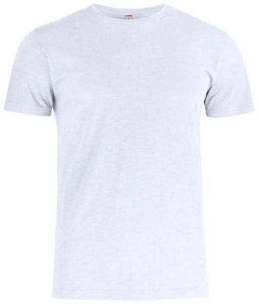 Clique Slub-T męski T-shirt 100% bawełna – white. Białe t-shirty męskie CLIQUE, l, bez wzorów, z bawełny, bez kołnierzyka. Za 99.74 zł.