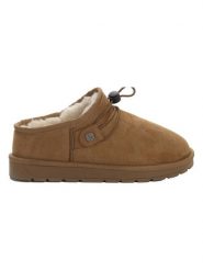 ISLAND BOOT Botki "Iblis" w kolorze jasnobrązowym rozmiar: 36. Brązowe botki damskie Island Boot, z materiału, z okrągłym noskiem, bez obcasa, bez zapięcia. Za 135.17 zł.