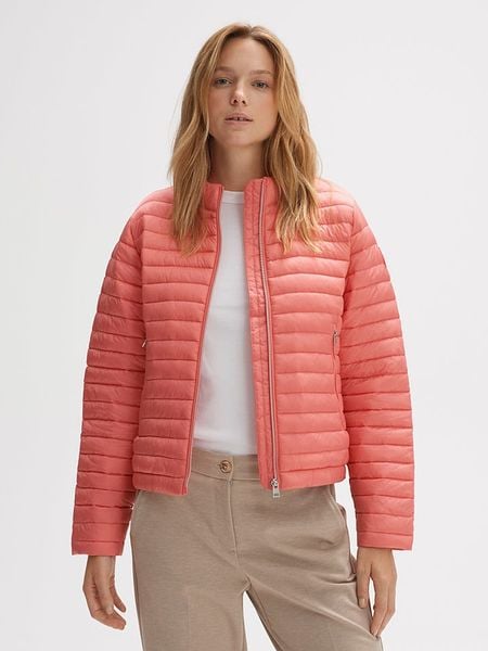 OPUS Kurtka pikowana w kolorze koralowym rozmiar: 38. Czerwone kurtki damskie Opus, bez wzorów, bez kaptura. Za 247.40 zł.