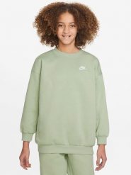 Nike Bluza w kolorze zielonym rozmiar: XL. Zielone bluzy bez kaptura damskie Nike, xl, z bawełny. Za 114.17 zł.