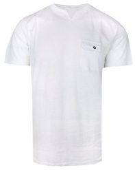 Męski T-Shirt (Koszulka) - Brave Soul - Biały z Kieszonką. Białe t-shirty męskie Brave Soul, na lato, m, bez wzorów, z bawełny, bez kołnierzyka. Za 45.00 zł.