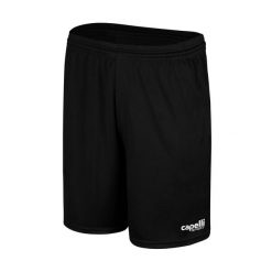 Spodenki bramkarskie męskie Capelli Cs One Adult Knit Goalkeeper. Czarne szorty męskie CAPELLI SPORT, bez kołnierzyka. Za 79.99 zł.