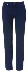 Clique 5-Pocket Stretch Women spodnie twill — dark navy. Niebieskie spodnie materiałowe damskie CLIQUE, bez wzorów, z bawełny, klasyczne. Za 261.57 zł.