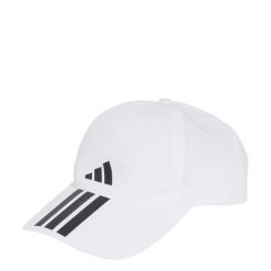Czapka z daszkiem 3-Stripes CLIMAPROOF. Białe czapki męskie Adidas, bez wzorów. Za 89.95 zł.