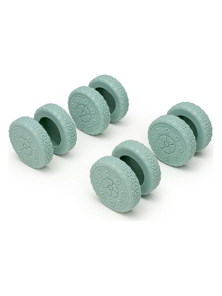 Puccini Ochraniacze w kolorze zielonym na koła - Ø 6 cm rozmiar: onesize. Zielone walizki Puccini, bez wzorów, z materiału. Za 39.45 zł.