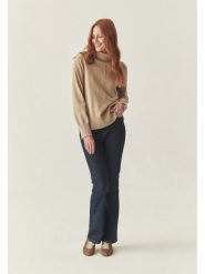 TATUUM Golf w kolorze beżowym rozmiar: L. Brązowe golfy damskie Tatuum, l, bez wzorów, bez ramiączek. Za 104.64 zł.