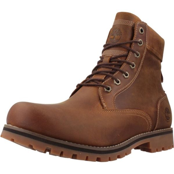 Buty TIMBERLAND Rugged WP MID LACE UP Brązowy. Brązowe buty trekkingowe męskie Timberland, ze skóry, bez zapięcia, trekkingowe. Za 868.38 zł.