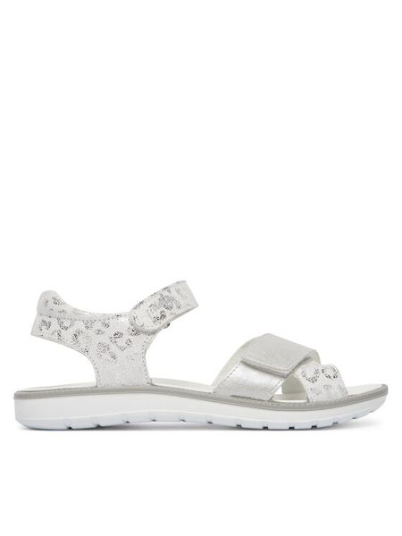 Primigi Sandały 1385311 D Srebrny. Szare sandały dziewczęce Primigi, ze skóry, bez zapięcia. Za 299.99 zł.