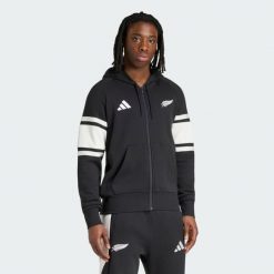Bluza z kapturem i suwakiem na całej długości All Blacks Leisurewear. Białe bluzy z kapturem męskie Adidas, l, z bawełny. Za 439.00 zł.