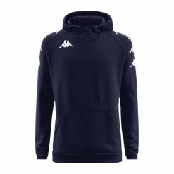 Męska bluza Kappa Diano Granatowa 2024. Niebieskie bluzy sportowe męskie Kappa, bez wzorów, z bawełny, bez kołnierzyka, bez ramiączek. Za 249.25 zł.