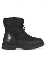 U.S. Polo Assn. Botki VIVIAN001K/DTY1 Czarny. Czarne botki dziewczęce U.S. Polo Assn., bez wzorów, z materiału, bez ramiączek. Za 199.99 zł.