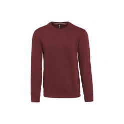 Bluza z okrągłym dekoltem Kariban. Brązowe bluzy bez kaptura męskie KARIBAN, m. Za 185.50 zł.