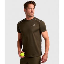 Koszulka sportowa męska Performance. Zielone t-shirty sportowe męskie NORDICDOTS, l, z elastanu, bez ramiączek. Za 185.00 zł.