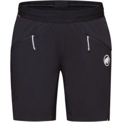 Spodenki turystyczne damskie Mammut Aenergy Light SO Shorts. Czarne szorty damskie Mammut, bez wzorów, z elastanu. Za 592.70 zł.