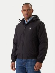 Calvin Klein Kurtka przejściowa Harrington LV04RE516G Czarny Regular Fit. Czarne kurtki męskie CALVIN KLEIN, m, bez wzorów, z syntetyku, bez kaptura. Za 749.99 zł.