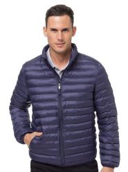 Northwood Kurtka pikowana w kolorze granatowym rozmiar: S. Niebieskie kurtki męskie Northwood, s, bez wzorów, bez kaptura. Za 147.91 zł.