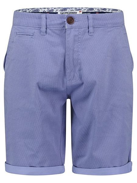 Geographical Norway Bermudy "Pacome" w kolorze niebieskim rozmiar: 3XL. Niebieskie szorty męskie Geographical Norway, bez wzorów, z bawełny, klasyczne. Za 95.92 zł.