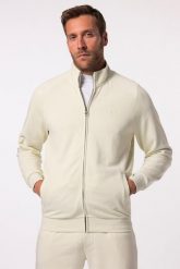 Męska Bluza dresowa rozpinana fitness stójka do rozm. 7 XL. Białe bluzy sportowe męskie JAY-PI, na lato, bez wzorów, z bawełny, bez kołnierzyka, bez ramiączek. Za 223.99 zł.
