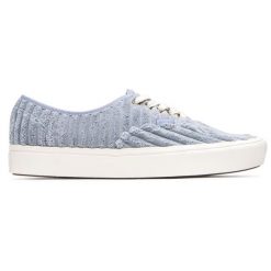Buty do chodzenia dla dorosłych Vans Comfycush Authentic trampki. Niebieskie trampki i tenisówki damskie Vans, bez wzorów. Za 165.00 zł.