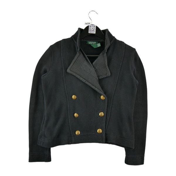 Second life - Kurtka damska w kolorze czarnym - Jak nowy. Czarne kurtki damskie Ralph Lauren, bez wzorów, bez kaptura. Za 152.24 zł.