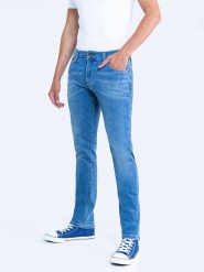BIG STAR Dżinsy - Slim fit - w kolorze błękitnym rozmiar: W33/L34. Niebieskie jeansy męskie Big Star. Za 127.35 zł.