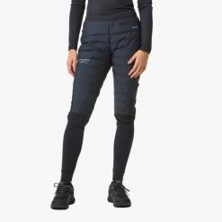 Szorty Outdoor Wędrówki Kobieta Thermal Wiatroszczelny. Czarne szorty damskie SWEDEMOUNT, bez wzorów, z elastanu, z podwyższonym stanem. Za 286.99 zł.