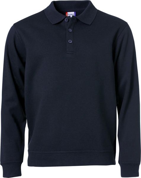 Clique Basic Polo Sweter, materiał antymechacący – dark navy. Niebieskie swetry klasyczne damskie CLIQUE, l, z bawełny, bez kołnierzyka. Za 159.63 zł.