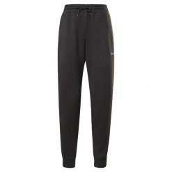 Spodnie Reebok Piping, Kobiety. Czarne spodnie dresowe damskie Reebok, m, z bawełny, na fitness i siłownię. Za 135.00 zł.