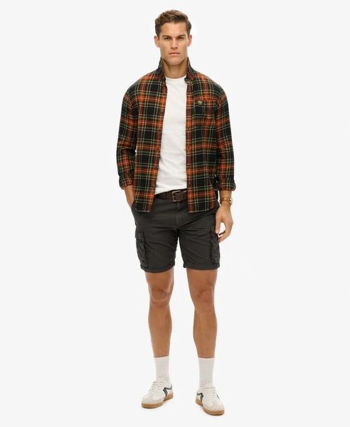 Superdry Parachute Light Shorts ripstop vintage – 100% bawełna. Czarne szorty męskie Superdry., bez wzorów, z bawełny, militarne. Za 322.45 zł.