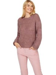 Heine Sweter w kolorze jasnoróżowym rozmiar: 34. Różowe swetry klasyczne damskie Heine, z wełny, bez kołnierzyka. Za 48.28 zł.