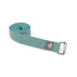 Pasek do jogi Bodhi Asana belt 2,5m - błękitny. Niebieskie paski damskie BODHI, bez wzorów, sportowe. Za 39.99 zł.