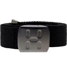 HAGLOFS Pasek SAJVVA BELT true black. Czarne paski męskie Haglöfs, z aplikacjami, z bawełny, eleganckie. Za 83.90 zł.
