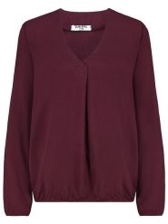 Sublevel Bluzka "Emma" w kolorze bordowym rozmiar: XS. Czerwone bluzki damskie Sublevel, s, bez wzorów, z wiskozy, klasyczne, bez kołnierzyka, bez ramiączek. Za 52.30 zł.