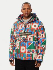 Napapijri Kurtka anorak Rf Next Aop 1 NP0A8AHX Kolorowy Regular Fit. Kurtki męskie Napapijri, m, bez wzorów, z syntetyku, bez kaptura. Za 1,319.00 zł.