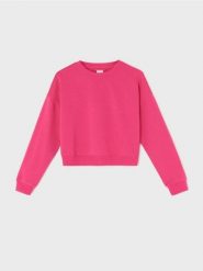 Gładka bluza crewneck - różowy. Czerwone bluzy bez kaptura damskie Sinsay, l. W wyprzedaży za 11.99 zł.
