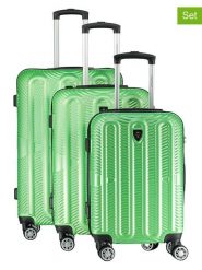 Canadian Peak 3-częściowy zestaw "Sorenteak" w kolorze zielonym rozmiar: onesize. Zielone walizki Canadian Peak, bez wzorów, z materiału. Za 404.99 zł.