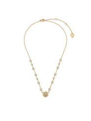 Guess Naszyjnik JUBN06 283JW Złoty. Żółte naszyjniki damskie Guess, ze stali. Za 315.99 zł.