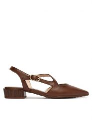 Hispanitas Czółenka HV264773 C001 Brązowy. Brązowe czółenka damskie Hispanitas, bez wzorów, ze skóry, bez obcasa. Za 609.99 zł.