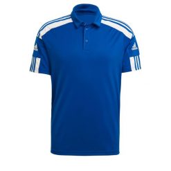 Koszulka polo do piłki nożnej męska Adidas Squadra 21 Polo z krótkim rękawem. Białe koszulki polo męskie Adidas, m, bez ramiączek, do piłki nożnej. W wyprzedaży za 89.00 zł.
