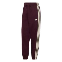 Spodnie Adidas Sport W 3S Fl C Pt Damskie. Fioletowe spodnie materiałowe damskie Adidas, s, z dzianiny, do biegania. Za 296.99 zł.