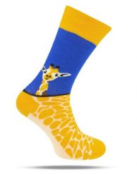 Skarpetki Bawełniane - Tematyczne - Żyrafa. Skarpetki męskie His Story, bez wzorów, z bawełny. Za 29.99 zł.