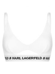 KARL LAGERFELD Biustonosz braletka A1W47006 Biały. Białe biustonosze Karl Lagerfeld, bez wzorów, z lyocellu. Za 219.99 zł.